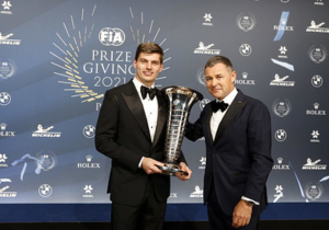 GALLERY: Verstappen receives F1 trophy as Hamilton skips awards