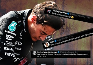 Zo reageert social media op diskwalificatie Russell in Grand Prix van België