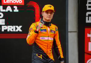 El BRUTAL accidente de Norris por andar en la fiesta