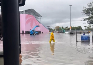 F1 Miami Grand Prix circuit UNDER WATER after major floods hit Florida