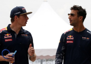Ricciardo over in schaduw staan van Verstappen: 'Ik snap dat het draait om Max'