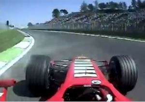 Onboard bij Michael Schumacher tijdens zijn pole position-ronde op Imola