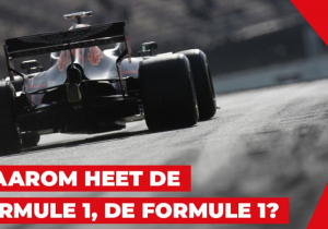 Waarom heet de Formule 1 eigenlijk de Formule 1?