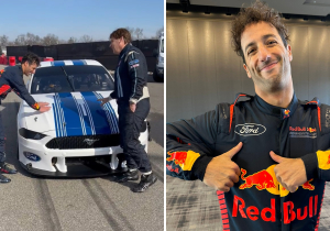 Red Bull Ricciardo feels 'at home' after Ford link up