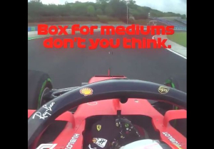 Boordradio: Vettel overruled race-engineer en voorkomt daarmee nulpunten-resultaat