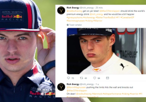 BIZAR! Rich Energy haalt uit naar Verstappen op Twitter, verwijdert bericht