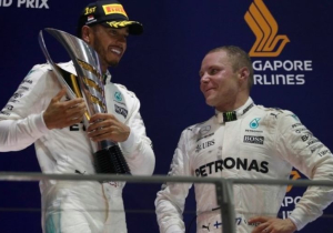 Bottas: 'Eerst wil ik Vettel voorbij, dan kijken naar Lewis'