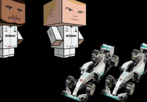 VIDEO: Mercedes deelt bouwplaten van auto en coureurs