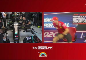 VIDEO: Vettel trekt sprintje na de persconferentie
