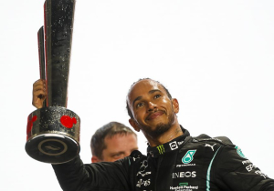 Hamilton insists "no time to celebrate" Qatar triumph ahead of title deciders