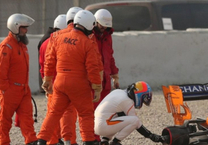 Probleem met wielmoer veroorzaakte crash Alonso