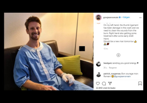 Grosjean vandaag onder het mes: "Wonden moeten schoongemaakt worden"