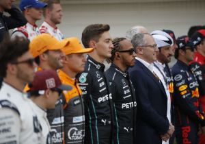 F1 star takes part in race DISGUISED as iconic Simpsons character