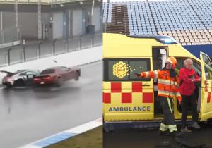 VIDEO: Brute crash maakt einde aan regenachtige Supercar Madness op TT Circuit Assen