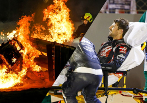 Romain Grosjean uitgeroepen tot Driver of the Day na horrocrash in Bahrein