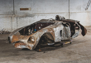 Burnt-out Ferrari driven by their 'first racing driver' sells for $2MILLION
