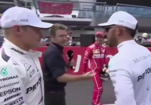 VIDEO: Hamilton weigert hand te schudden van Vettel