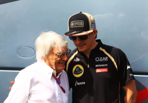 Ecclestone baalt van vertrek Räikkönen: "De rest zijn robots geworden"