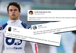 Dit schreef social media over 'rookie' Nyck de Vries in Bahrein: "Goed gepresteerd"
