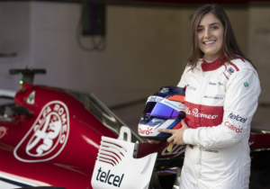 Tatiana Caldéron eerste vrouw in de Formule 2