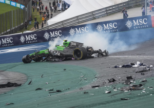 F1 star in danger of missing Brazilian Grand Prix qualifying after huge sprint wreck