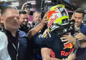 'What a sore loser' - Fans bemused as Jos Verstappen blanks Perez