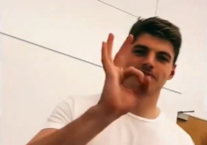 VIDEO: Verstappen gooit hoge ogen met reactietest