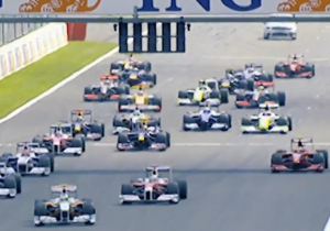 VIDEO: Raikkonen becomes 'King Of Spa' after stunning start in 2009
