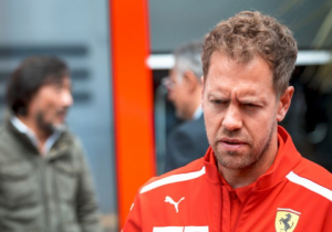 Sebastian Vettel: "Het was geen optie om op de baan te blijven"