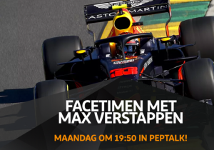 VIDEO: Max Verstappen vanavond uitgebreid aan het woord in Peptalk