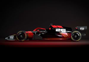 Fake 2026 F1 car takes to the track