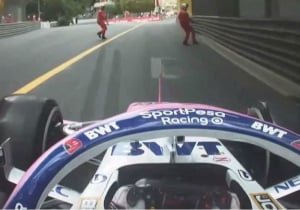 Perez 'nearly killed' Monaco marshals in terrifying unseen incident