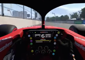 Onboard bij Leclerc tijdens een virtueel rondje over het nieuwe Hanoi Street Circuit