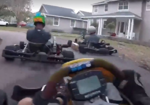 VIDEO: Amerikaan legt kartbaan aan in achtertuin!