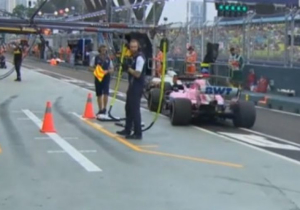 Force India bestraft voor pitstraatincident met Ocon