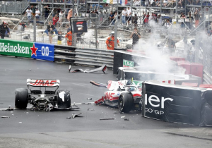 Schumacher geeft tekst en uitleg over zware crash in Monaco
