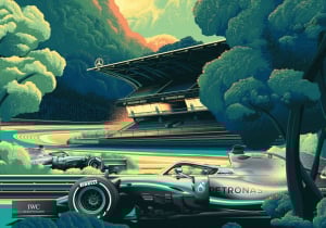 Get your hands on Mercedes' epic Hockenheim poster and help Cancer Research!
