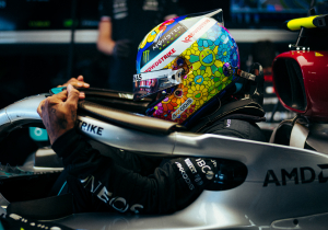 Los cascos especiales para el GP de Brasil