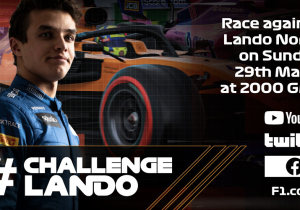Altijd al eens willen racen tegen Lando Norris? Vanavond is je kans!