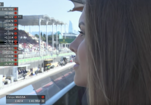 Uit de bocht: Het gezicht van de Formule 1 in Azerbaijan: Viki Odintcova!