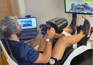 Sergio Aguero maakt eerste meters voor Red Bull Racing