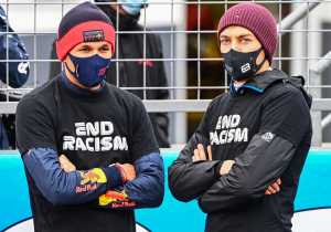 Russell nog in de wachtkamer voor biertje van Albon: "Hij heeft me nog steeds niks gegeven"