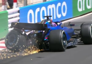 Albon sits out FP2 after HUGE crash in first Monaco practice