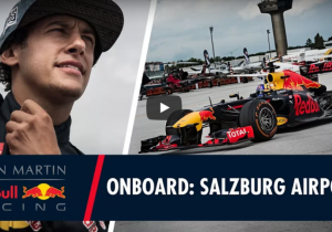 VIDEO: Red Bull stuurt Formule 1-wagen vliegveld op