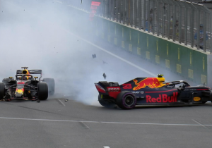 IN BEELD: Fans wereldwijd leggen schuld van crash bij Verstappen