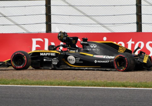 Versnellingsbak Hülkenberg in orde na crash in derde vrije training