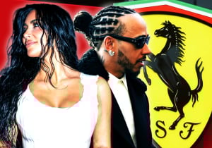 Lewis Hamilton answers F1 fan prayers as Kim Kardashian makes Ferrari debut