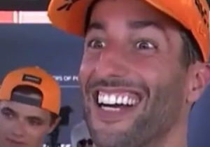 Ricciardo cusses Norris four times in Italian in amusing interview blunder