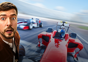 YouTube sensation MrBeast CRASHES in bizarre racing incident