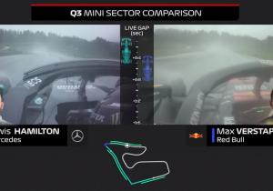 VIDEO: Kwalificatieronden Verstappen en Hamilton naast elkaar gelegd